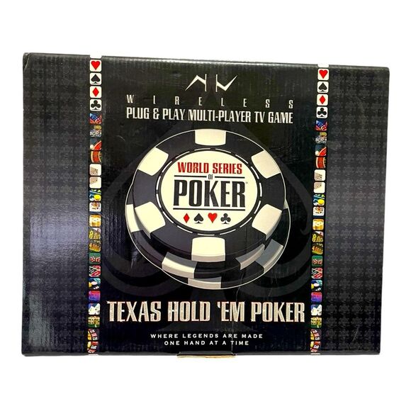 Excalibur World Series of Poker Texas Hold 'Em Poker Plug & Play TV Game - Picture 2 of 9